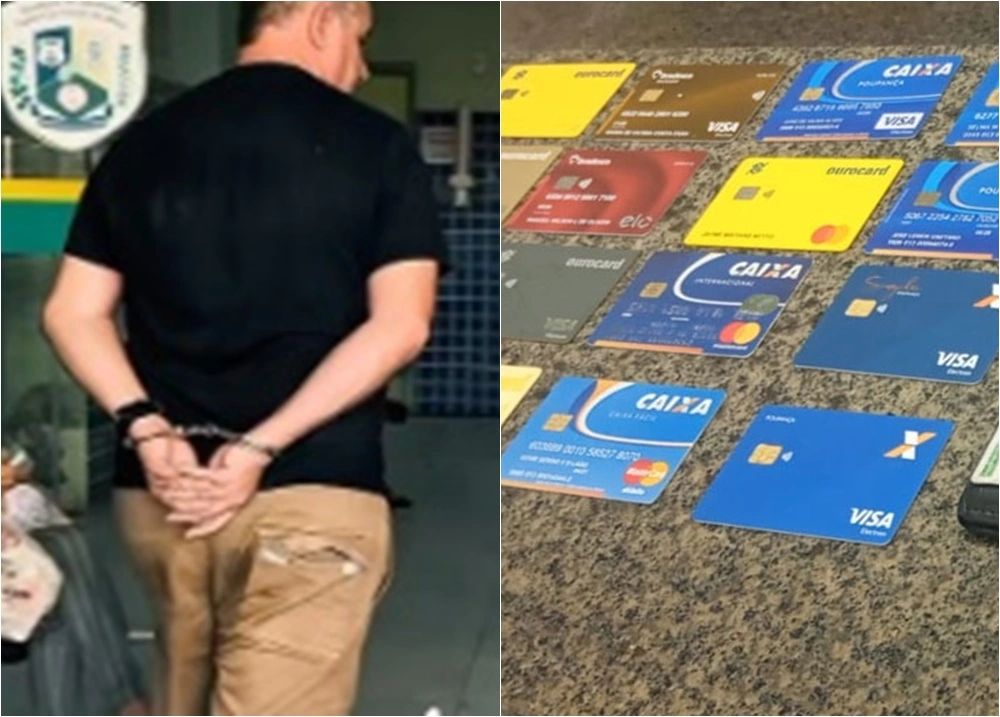 Suspeito de golpes, homem é preso após trocar cartão de idosa em banco de Parnaíba