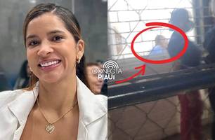 Tatiana Medeiros tem nova crise de pânico e grita que vai morrer em sala do QCG (Foto: Imagem enviada ao Conecta Piauí)