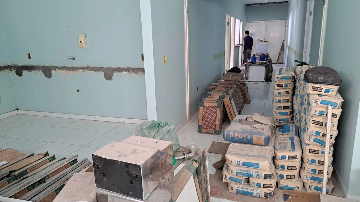 Unidade básica avançada de saúde está sendo reformada em São João do Arraial