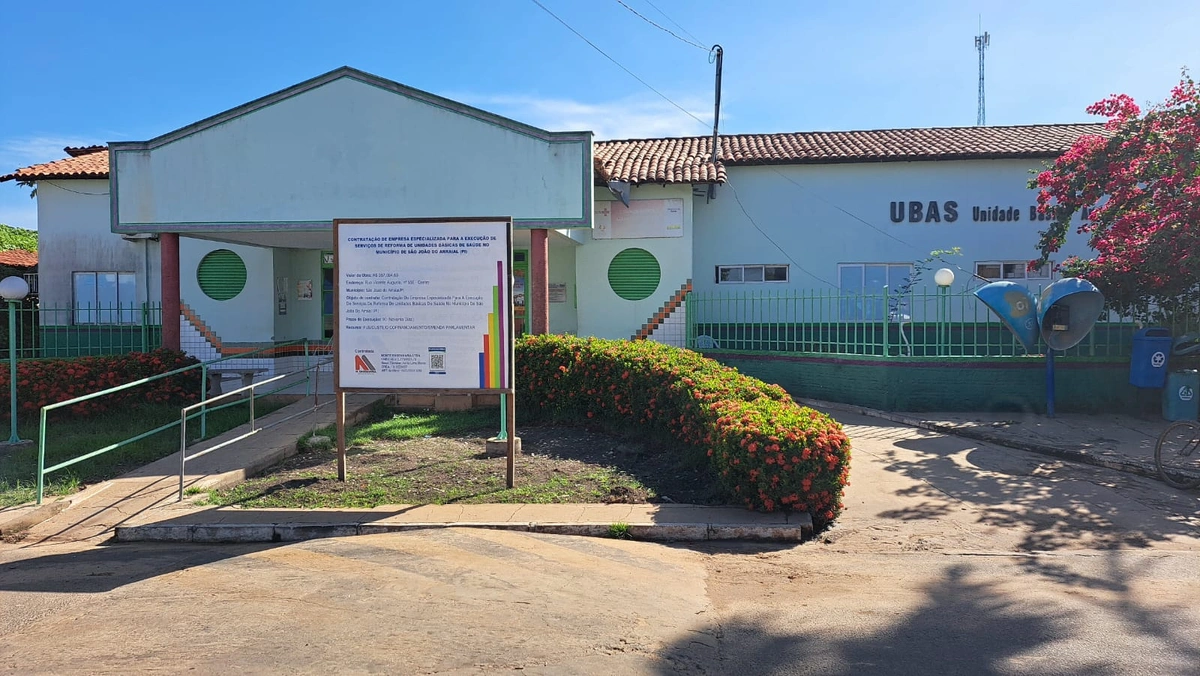 Unidade básica avançada de saúde está sendo reformada em São João do Arraial
