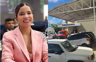 Vereadora Tatiana Medeiros recebe alta do HUT e é transferida para o HPM (Foto: Reprodução)