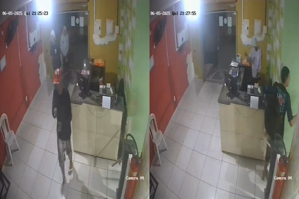 Academia é alvo de arrastão por bandidos armados no bairro Pedra Mole, em Teresina