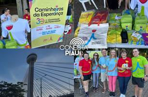 Ação de Vendas e Divulgação Marca Preparativos para a 30ª Caminhada da Fraternidade em Teresina (Foto: Lucas de Sousa/Conecta Piauí) Ação de Vendas e Divulgação Marca Preparativos para a 30ª Caminhada da Fraternidade em Teresina (Foto: Lucas de Sousa/Conecta Piauí)