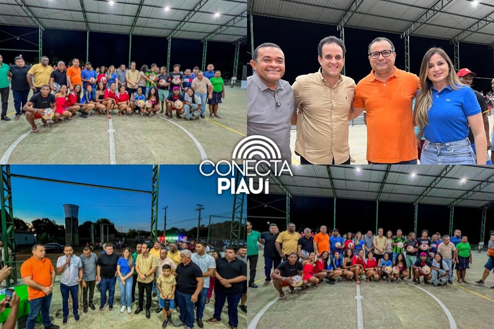 Amarante recebe Ginásio Poliesportivo no Assentamento Araras