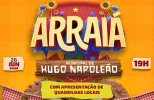 Arraiá de Hugo Napoleão terá quadrilhas, comidas típicas e show de Xamegão (Foto: Reprodução) Arraiá de Hugo Napoleão terá quadrilhas, comidas típicas e show de Xamegão (Foto: Reprodução)