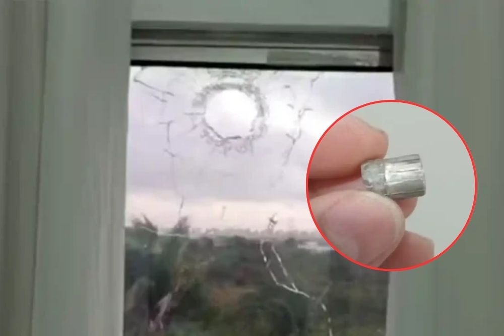 Bala perdida atravessa janela e quase atinge morador durante madrugada em Teresina