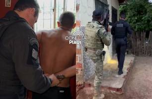 'Caça-Rato', líder de facção de Campo Maior é preso em operação do Draco (Foto: Reprodução/SSP)