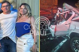 Casal de médicos que colidiu na traseira de caminhão está internado em UTI (Foto: Reprodução) Casal de médicos que colidiu na traseira de caminhão está internado em UTI (Foto: Reprodução)