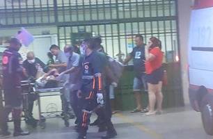 Casal é baleado durante tentativa de assalto na zona Norte de Teresina (Foto: Repórter 12/Conecta Piauí) Casal é baleado durante tentativa de assalto na zona Norte de Teresina (Foto: Repórter 12/Conecta Piauí)