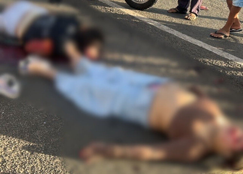 Casal ficou em estado grave após acidente entre motocicletas em Buriti dos Lopes