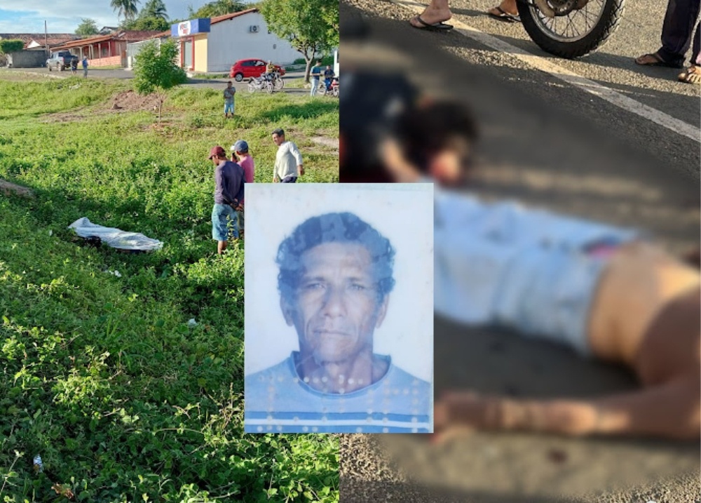 Colisão entre motos deixa idoso morto e dois feridos graves em Buriti dos Lopes