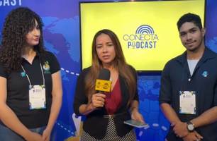 Conecta Podcast recebe estudantes da UESPI durante Brazil Energy Conference (Foto: Conecta Piauí) Conecta Podcast recebe estudantes da UESPI durante Brazil Energy Conference (Foto: Conecta Piauí)