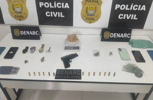 Denarc desativa boca de fumo em frente a CMEI e prende três suspeitos em Teresina (Foto: Repórter 12/Conecta Piauí)