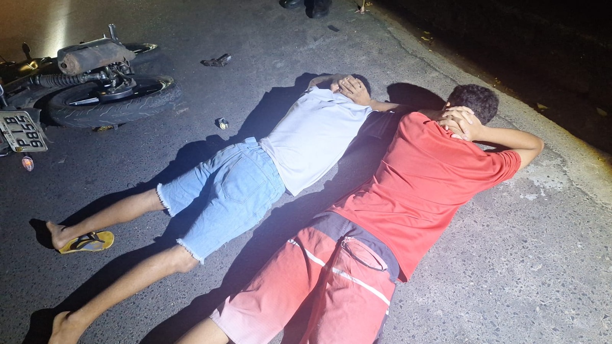 Dupla é presa após roubo e perseguição policial na zona Sudeste de Teresina