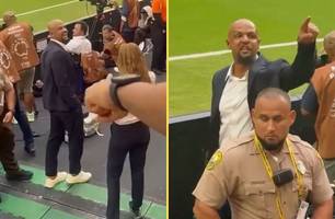 Felipe Melo discute com flamenguista: 'ganhei seis títulos em cima de você' (Foto: Reprodução/Redes Sociais) Felipe Melo discute com flamenguista: 'ganhei seis títulos em cima de você' (Foto: Reprodução/Redes Sociais)