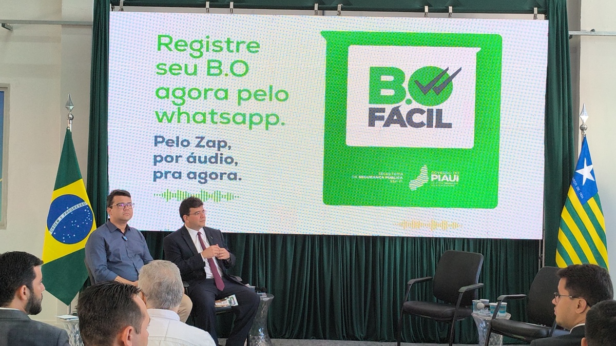 Governo do Piauí lança o BO Fácil: primeiro boletim de ocorrência no Whats do país