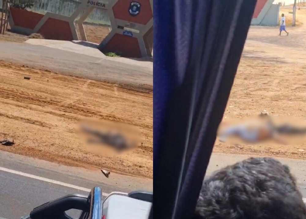 Grave acidente deixa dois mortos em frente a penitenciária Major César, em Altos