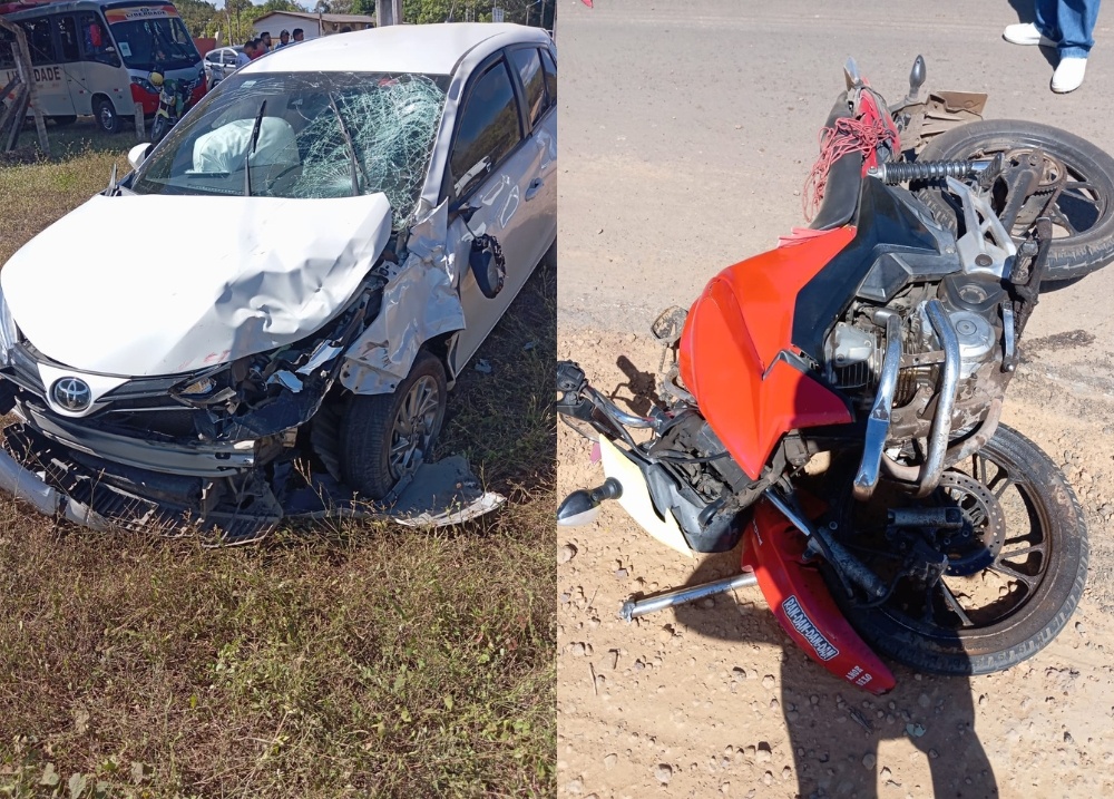 Grave acidente deixa dois mortos em frente a penitenciária Major César, em Altos