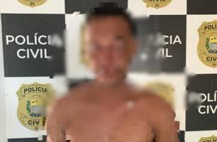 Homem é preso após ameaçar sogra com facão na zona rural de Uruçuí (Foto: Divulgação/Polícia Civil) Homem é preso após ameaçar sogra com facão na zona rural de Uruçuí (Foto: Divulgação/Polícia Civil)