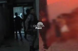 Homem é preso após levar filho de 4 anos e esposa para executar desafeto em THE (Foto: Repórter 12/Conecta Piauí) Homem é preso após levar filho de 4 anos e esposa para executar desafeto em THE (Foto: Repórter 12/Conecta Piauí)