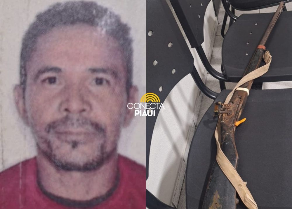 Homem é preso em Nazária após ameaçar companheira com espingarda 'bate-bucha'