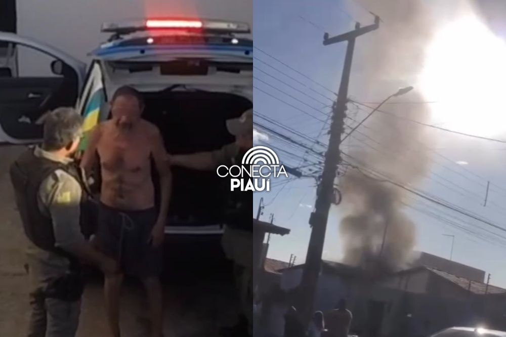 Idoso se deitou em cama logo após atear fogo na casa onde morava em Teresina