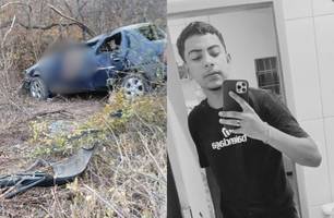 Jovem morre após carro capotar entre Monsenhor Hipólito e Campo Grande do Piauí (Foto: Reprodução)