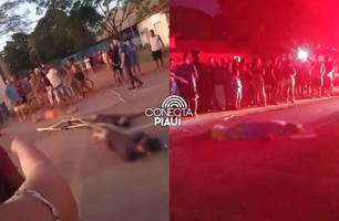 Jovem morre e dois ficam feridos após choque elétrico ao retirar pipa em Timon (Foto: Reprodução)