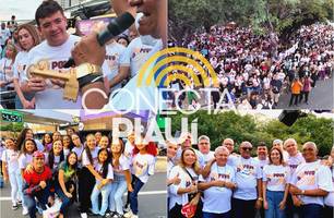 Marcha para Jesus reúne multidão em Teresina com o tema 'Um Só Povo, Um Só Deus' (Foto: Conecta Piauí) Marcha para Jesus reúne multidão em Teresina com o tema 'Um Só Povo, Um Só Deus' (Foto: Conecta Piauí)