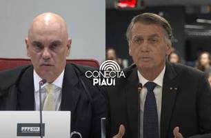 Moraes nega pedido de Bolsonaro para exibir vídeos durante interrogatório no STF (Foto: Reprodução)