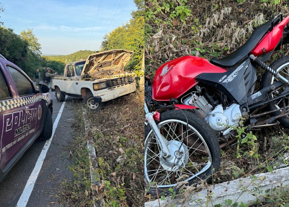 Motociclista morre após colidir contra caminhonete na PI-379, em Cocal dos Alves