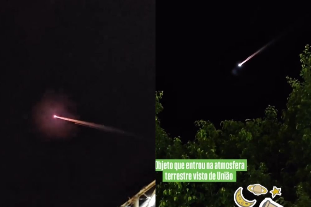 Objeto entra na atmosfera e é avistado em várias cidades do Piauí e Maranhão