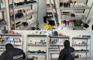 Operação DENARC-50 faz maior apreensão de vapes no Piauí e prende dois em Teresina (Foto: Reprodução)