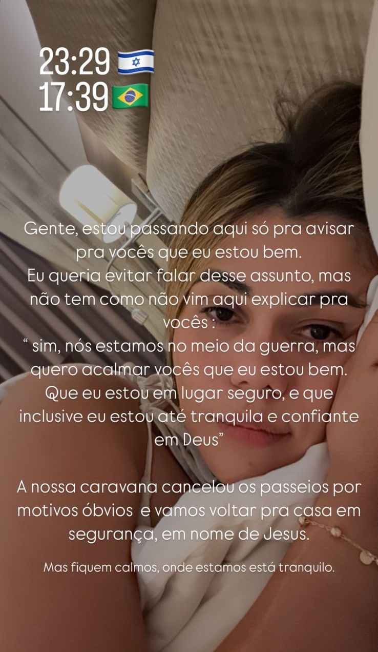 Piauiense em viagem a Israel relata momento de tensão