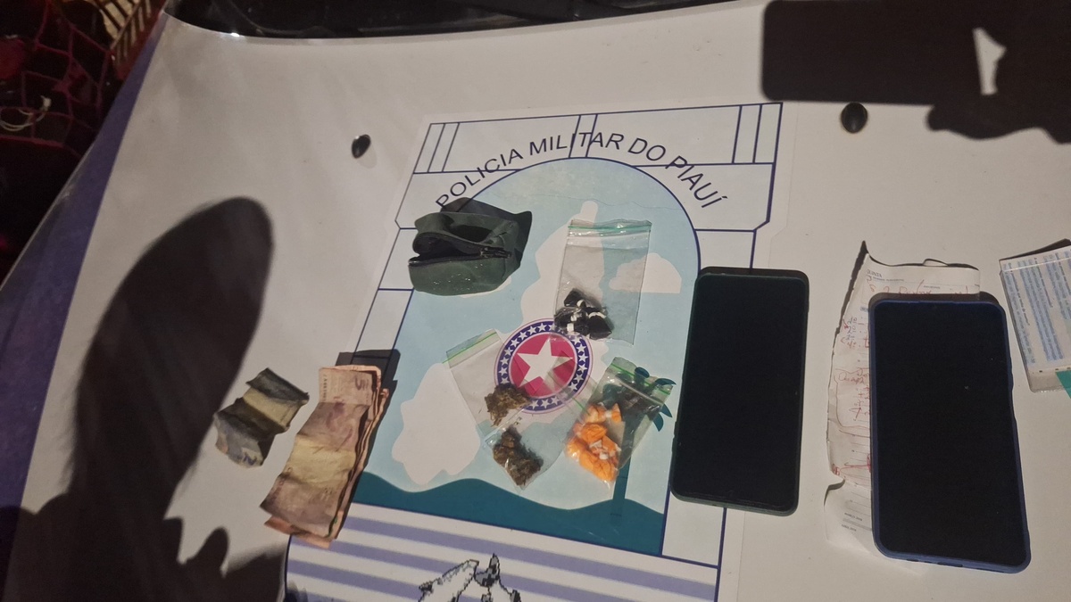 PM prende casal suspeito de tráfico de drogas e receptação em Teresina