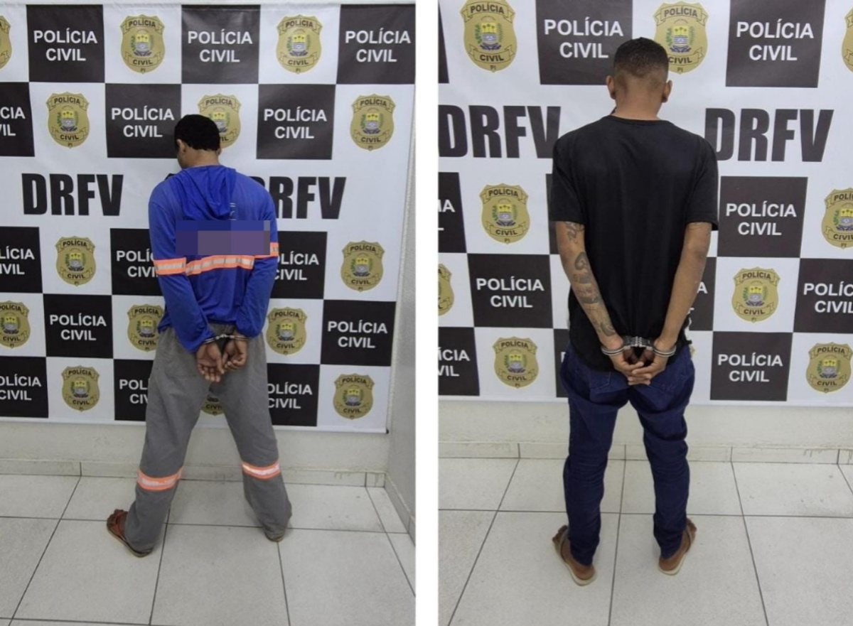 Polícia Civil prende dupla suspeita de roubos de motocicletas em Teresina