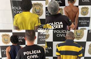 Polícia Civil prende sete suspeitos de roubos e furtos na zona Centro de Teresina (Foto: Reprodução)