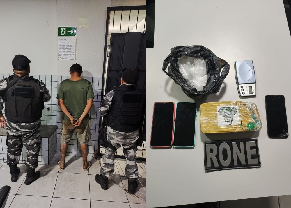 Polícia Militar prende suspeito de tráfico na zona Norte de Teresina