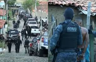 Polícia prende cinco e apreende drogas durante operação na zona Sul de Teresina (Foto: Reprodução/TV Meio)