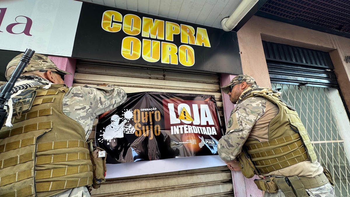 Polícia suspende atividades de empresas sob comércio ilegal de ouro em Teresina