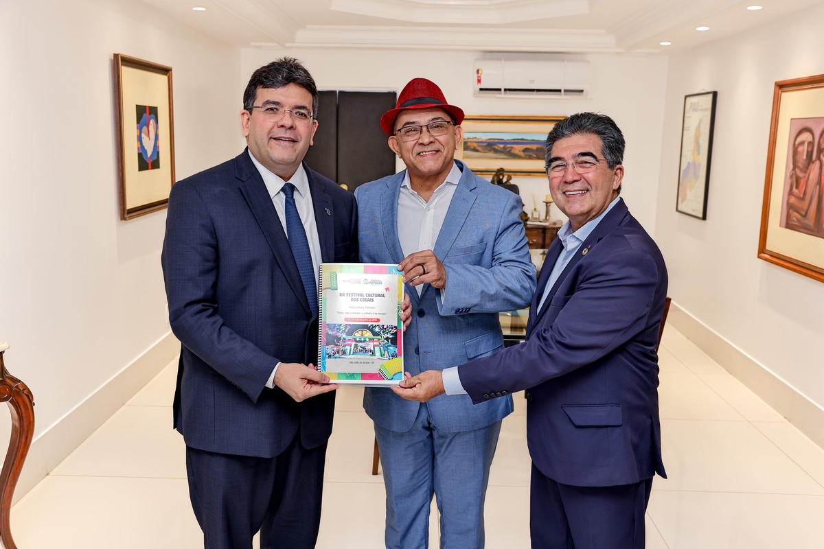 Prefeito Abdoral se reúne com Rafael Fonteles e trata do Festival Cultural dos Cocais