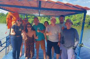 Prefeito de Caxingó inaugura balsa 'Pai Zuca' e celebra aniversário com população (Foto: Reprodução/Cidades na Net) Prefeito de Caxingó inaugura balsa 'Pai Zuca' e celebra aniversário com população (Foto: Reprodução/Cidades na Net)