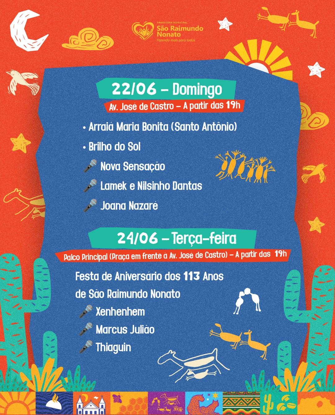 Prefeitura de São Raimundo Nonato anuncia programação dos 113 anos da cidade