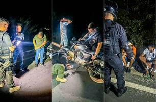 Quatro pessoas são presas durante Operação Rota Segura em Palmeirais (Foto: Divulgação/PMPI)