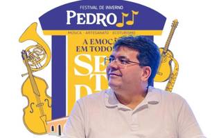 Rafael Fonteles participa da abertura do Festival de Inverno de Pedro II (Foto: Reprodução) Rafael Fonteles participa da abertura do Festival de Inverno de Pedro II (Foto: Reprodução)