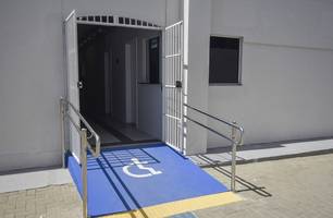 Rampa de cadeirante (Foto: Reprodução) Rampa de cadeirante (Foto: Reprodução)