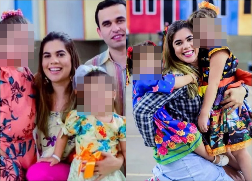 Riassa Dourado e as filhas