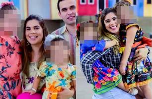 Riassa Dourado e as filhas (Foto: Reprodução) Riassa Dourado e as filhas (Foto: Reprodução)