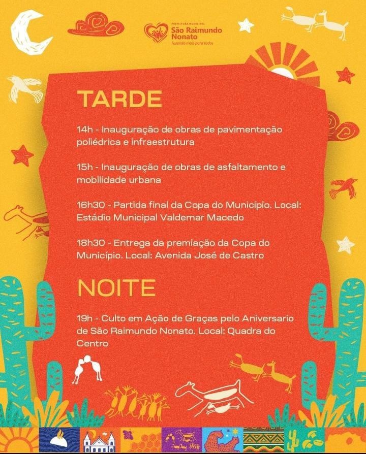 São Raimundo Nonato celebra 113 anos com shows e inaugurações