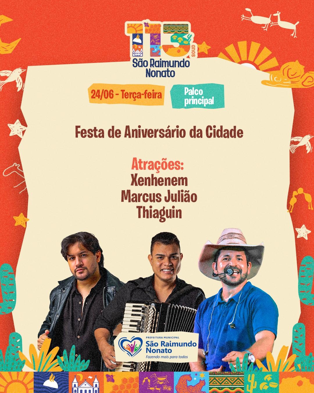 São Raimundo Nonato celebra 113 anos com shows e inaugurações